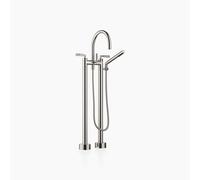 Dornbracht TARA Mélangeur bain/douche à deux trous pour montage indépendant, avec garniture de douche à main, saillie 220mm, 25943882-08, 25943882-08, Colorazione: platino
