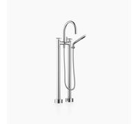 Dornbracht TARA Mélangeur bain/douche à deux trous pour montage indépendant, inverseur rotatif bain/douche saillie 220mm, 25943892-93, 25943892-93, Colorazione: Cromo spazzolato