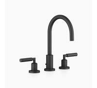 Dornbracht TARA Mélangeur de lavabo à trois trous avec garniture d'écoulement, saillie 165mm, 20713882-33, 20713882-33, Colorazione: Nero opaco