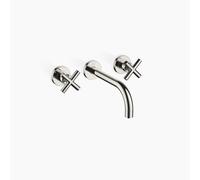 Dornbracht TARA mélangeur de lavabo mural, saillie 190mm, kit de montage final, 36712892-08, 36712892-08, Colorazione: platino