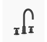 Dornbracht TARA, mélangeur lavabo 3 trous, avec vidage automatique, saillie 135 mm, 20710892-33, 20710892-33, Colorazione: Nero opaco