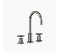 Dornbracht TARA, mélangeur lavabo 3 trous, avec vidage automatique, saillie 135 mm, 20710892-99, 20710892-99, Colorazione: scuro Platino opaco