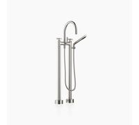 Dornbracht TARA, mitigeur de baignoire deux trous pour montage indépendant avec douchette, saillie 220 mm, 25943892-06, 25943892-06, Colorazione: Platino Opaco