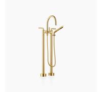 Dornbracht TARA, mitigeur de baignoire deux trous pour montage indépendant, avec douchette, saillie 220 mm, 25943882-28, 25943882-28, Colorazione: ottone spazzolato