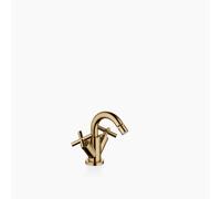 Dornbracht TARA Mitigeur monocommandé pour bidets avec garniture d'écoulement, saillie 124mm, 24510892-39, 24510892-39, Colorazione: Ottone scuro spazzolato