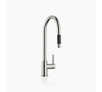 Dornbracht TARA robinet de cuisine, mitigeur, pull-down, avec fonction douche, saillie 240mm, 33870888-06, 33870888-06, Colorazione: Platino spazzolato