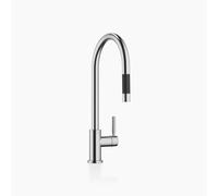 Dornbracht TARA robinet de cuisine, mitigeur, pull-down, avec fonction douche, saillie 240mm, 33870888-93, 33870888-93, Colorazione: Cromo spazzolato
