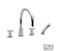 Dornbracht Tara. rubinetto bordo vasca, miscelatore a due comandi, 27512892-08, Tara. platino [Rubinetteria Bagno > Rubinetteria Vasca]