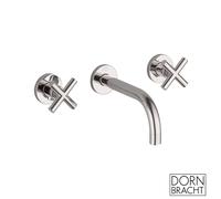 Dornbracht Tara. rubinetto lavabo a parete, 36712892-06, Tara. platino opaco [Rubinetteria Bagno > Rubinetteria Lavabo]