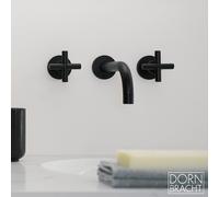 Dornbracht Tara. rubinetto lavabo a parete, 36712892-33, Tara. nero opaco [Rubinetteria Bagno > Rubinetteria Lavabo]