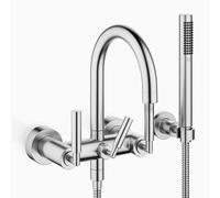 Dornbracht Tara. rubinetto vasca esterno, miscelatore a due comandi, 25133882-93, Tara. cromo spazzolato [Rubinetteria Bagno > Rubinetteria Vasca]
