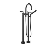 Dornbracht Tara. rubinetto vasca, installazione a pavimento, miscelatore a due comandi, 25943882-33, Tara. nero opaco [Rubinetteria Bagno > Rubinetteria Vasca]