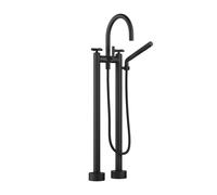 Dornbracht Tara. rubinetto vasca, installazione a pavimento, miscelatore a due comandi, 25943892-33, Tara. nero opaco [Rubinetteria Bagno > Rubinetteria Vasca]