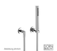 Dornbracht Tara. set doccia con presa d'acqua e supporto, 1 tipo di getto, 27802892-33, Tara. nero opaco [Rubinetteria Bagno > Set Doccia]
