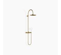 Dornbracht TARA Showerpipe avec mitigeur de douche sans douchette à main, douchette à main 300mm, 26622892-39, 26622892-39, Colorazione: Ottone scuro spazzolato