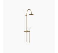 Dornbracht TARA Showerpipe avec mitigeur de douche sans douchette à main, flowReduce, 26632892-39, 26632892-39, Colorazione: Ottone scuro spazzolato