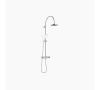 Dornbracht TARA Showerpipe avec thermostat de douche sans douchettes à main, 220mm, flowReduce, 34458892-93, 34458892-93, Colorazione: Cromo spazzolato