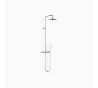 Dornbracht TARA Showerpipe sans douchette à main, saillie de la douchette à main 420mm, flowReduce, 26633892-93, 26633892-93, Colorazione: Cromo spazzolato