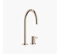 Dornbracht TARA ULTRA robinetterie à deux trous avec rosaces individuelles, saillie 241mm, 32815875-46, 32815875-46, Colorazione: Champagne spazzolato