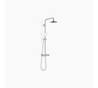 Dornbracht Tuyau de douche avec thermostat de douche, sans douche à main, douche sur pied 450 mm, douche de tête 220 mm, 34459979-06, 34459979-06, Colorazione: Platino Opaco