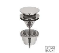Dornbracht Universal piletta bloccabile, 10125970-06, Universal; CL.1; IMO; Lissé; LULU; Madison; MEM; Meta; Symetrics; Tara.; VAIA platino opaco [Rubinetteria Bagno > Sistemi di Scarico]