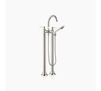 Dornbracht VAIA Mélangeur bain/douche à deux trous, montage indépendant, garniture de douche à main, manette, saillie 221 mm, 25943819-08, 25943819-08, Colorazione: platino