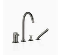 Miscelatore per vasca a quattro fori Dornbracht VAIA per installazione su bordo vasca o piastrelle, sporgenza 220 mm, 27632809, Colorazione: scuro Platino opaco