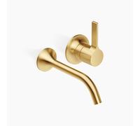 Dornbracht VAIA Mitigeur monocommandé mural pour lavabo sans vidage, saillie 190mm, 36860809-28, 36860809-28, Colorazione: ottone spazzolato