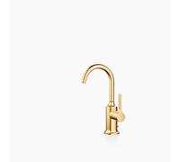 Dornbracht VAIA Mitigeur monocommandé pour lavabo avec garniture découlement, saillie 123 mm, 33510809-28, 33510809-28, Colorazione: ottone spazzolato