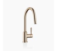Dornbracht VAIA Mitigeur monocommandé Pull-down avec fonction douche, saillie 240mm, 33870809-46, 33870809-46, Colorazione: Champagne spazzolato