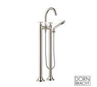 Dornbracht VAIA rubinetto vasca a pavimento, miscelatore a due comandi, 25943809-06, VAIA platino opaco [Rubinetteria Bagno > Rubinetteria Vasca]