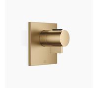 Dornbracht xTOOL thermostat encastré sans réglage de débit 3/4, plaques de recouvrement 120x120mm, 36503985-39, 36503985-39, Colorazione: Ottone scuro spazzolato