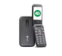 Doro 2800 4G - Telefono cellulare con valvola sbloccato per anziani, grandi tasti parlanti, tasto di supporto - telefono cellulare di base senza Internet