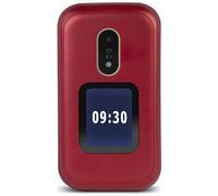 Doro - 6060 Senior Phone Display 2.8 pollici Micro SD 3G con Tasti Grandi + SOS Fotocamera 3 MP Colore Rosso