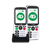 Doro 780X IUP (PLI) 4G Telefono Cellulare Anziani, Lavoratori, Persone Sole - Telefonino - Tasto SOS con GPS - Allarme Uomo a Terra - Tastiera Semplice Max 3 Contatti - Salvavita