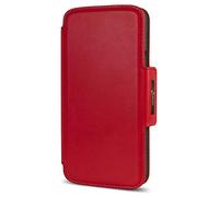 Doro 8050 Cover con Portafoglio e Tasche per Carte di Credito (Rosso)