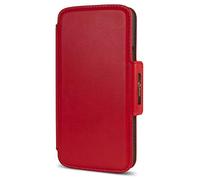Doro 8080 Cover con Portafoglio e Tasche per Carte di Credito (Rosso)