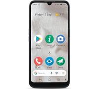 Doro 8100 4G Smartphone per Anziani - Telefono Facile Android - Cellulare Anziani - Resistente all'Acqua - Fotocamera 13MP - Display 6.1" - Tasto Assistenza con GPS - WiFi (Nero)