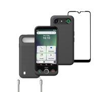 Doro Aurora A10 Protect Pack - Custodia in TPU e vetro protettivo