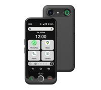 Doro Aurora A10 Smartphone para Personas Mayores, Fácil de Usar | Compatible con audífonos y WhatsApp, con botón SOS, localización GPS y cable USB incluido, teléfono móvil para mayores