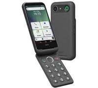 Doro - Smartphone Aurora A20 - Cellulare Senior - Facile da usare - Tasto di supporto con localizzazione GPS - Compatibile con apparecchi acustici - Cavo USB incluso - Bianco