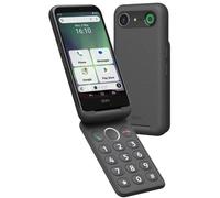 Doro - Smartphone Aurora A20 - Cellulare Senior - Facile da usare - Tasto di supporto con localizzazione GPS - Compatibile con apparecchi acustici - Cavo USB incluso - Bianco