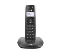 Doro Comfort 1010 Telefono Cordless DECT per Anziani - Telefono Fisso - Tasti Grandi - Interfono - Cordless Casa - Telefono Portatile - Vivavoce - No Segreteria (Nero) [Vers. Italiana]
