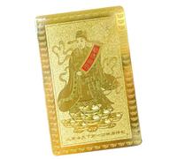 d'oro del Dio della , del Dio della d'oro cinese tradizionale da collezione | Biglietto talismano dorato per di famiglia, decorativo, per e , per soggiorno, ingresso