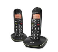 Doro PhoneEasy 100w duo DECT Identificatore di chiamata Nero