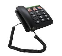 Doro PhoneEasy 331ph Telefono a filo con funzione chiamata veloce, Nero