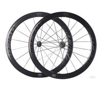 d'oro,Ruote per Bicicletta 700C Anteriore e Posteriore C/V/Freno a cerchione Set di Ruote da Corsa Cerchi Doppi da 50MM mozzo in Carbonio 8/9/10/11 velocità Cassetta 100/130MM QR