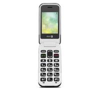 Doro2424 - Telefono cellulare con doppia SIM sbloccata per anziani, con ampio display a colori, pulsanti grandi e pulsante di emergenza, colore nero, versione UK e irlandese