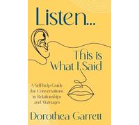 Dorothea Garrett Listen... This is What I Said (Tascabile)