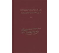 Dorothy P. Arth Correspondance de Mme de Graffigny: 1 Janvier (Copertina rigida)